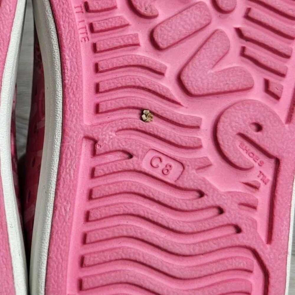 Native Shoes Jefferson Style Sneakers Size C8 pink colorway - Picture 7 of 7
